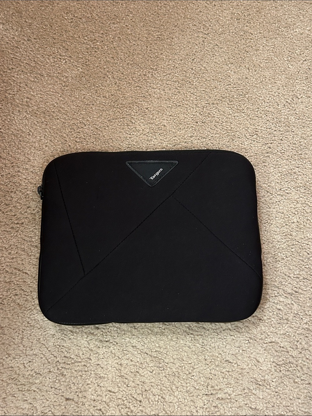 Targus Black Neoprene Tablet Sleeve with Triangular Logo